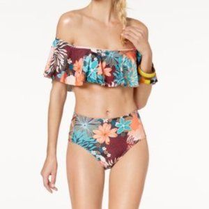 Vince Camuto Strappy High-Waist Bikini Bottom